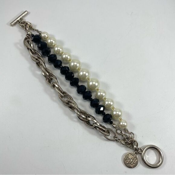 Jenny Bird Austin Cuff Bracelet Multi Layer Chain Gold Silver Tone Trendy - Picture 7 of 7